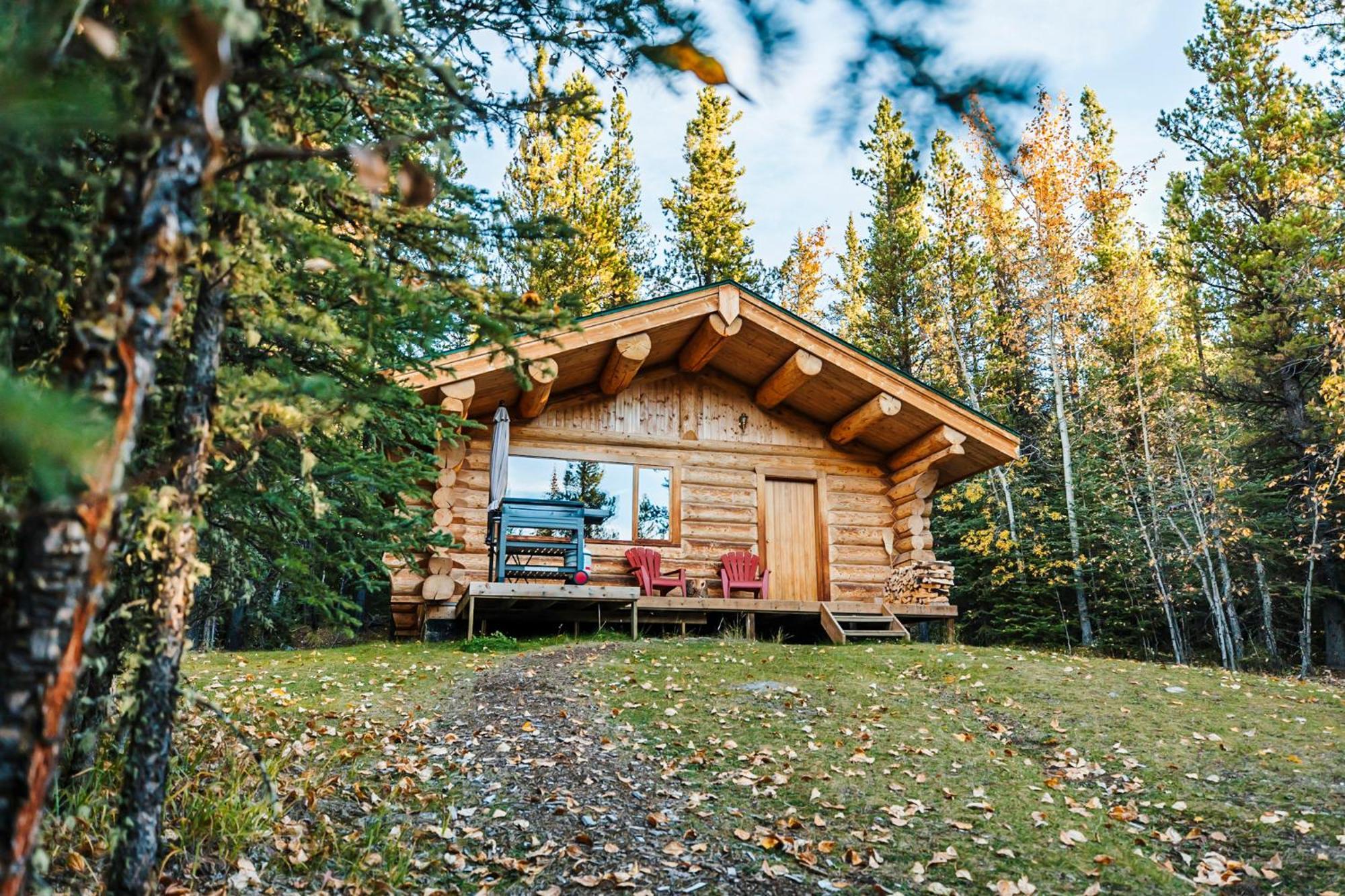 Rocky Mountain Escape Dome & Log Cabin Rentals - Rock Lake Rock Lake Lodge Provincial Park Zewnętrze zdjęcie