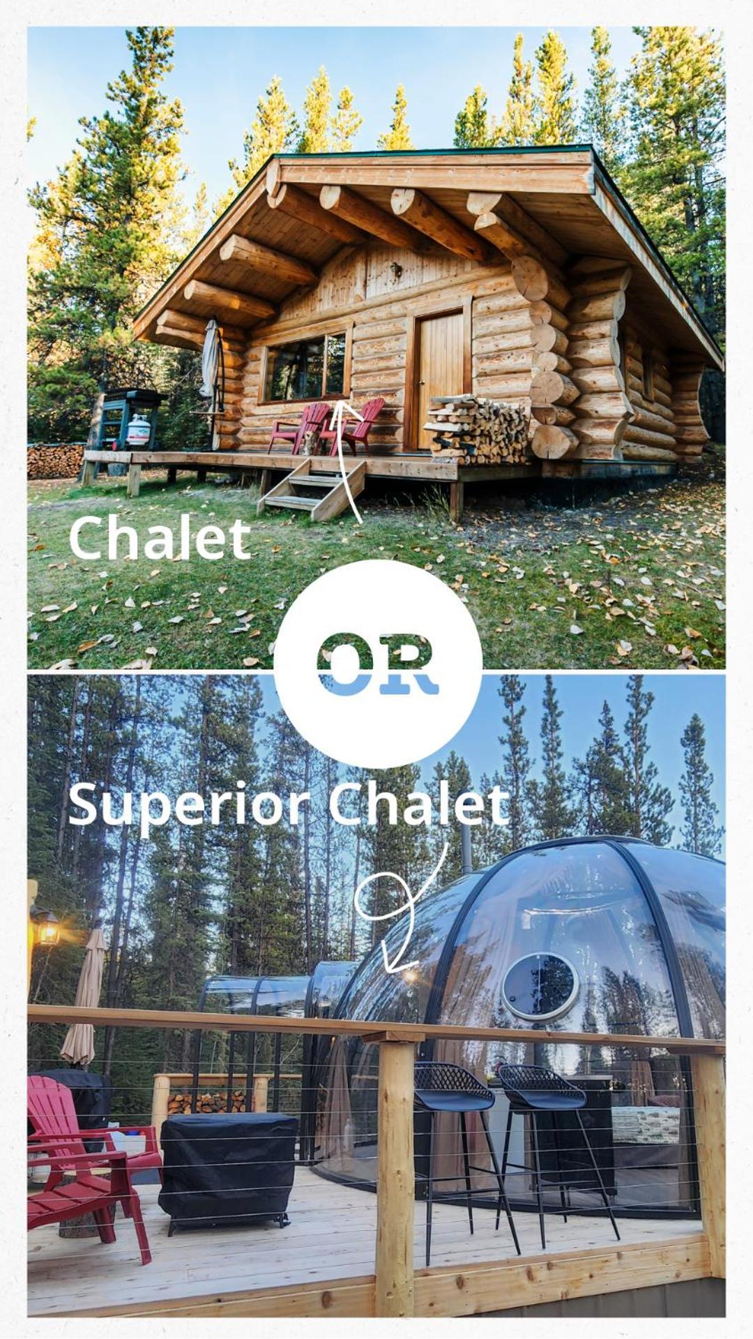 Rocky Mountain Escape Dome & Log Cabin Rentals - Rock Lake Rock Lake Lodge Provincial Park Zewnętrze zdjęcie